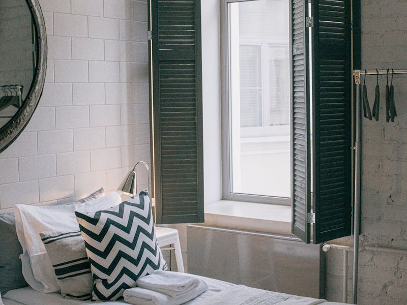 Beautiful yoga studio interior with minimalist design